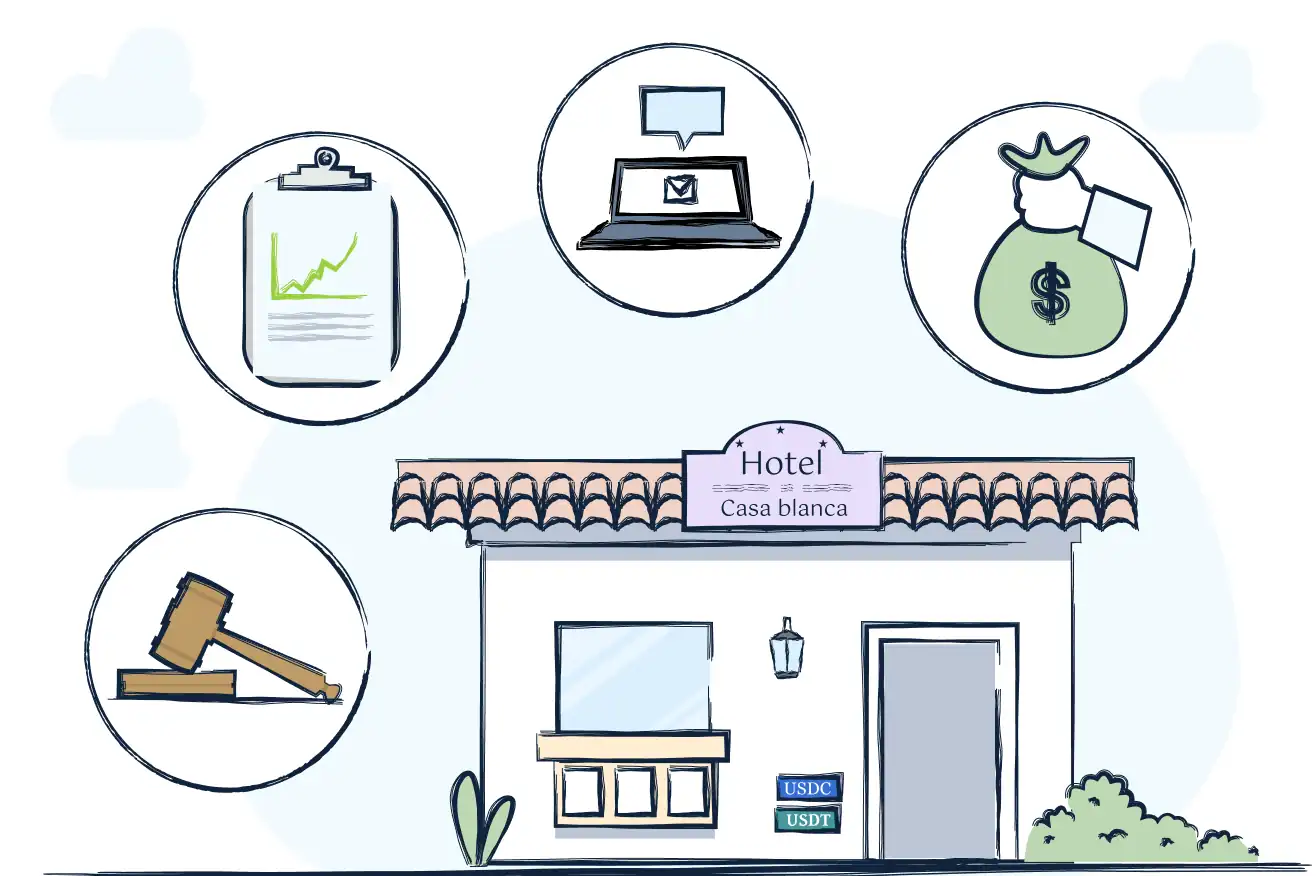 Solución completa para operar con stablecoins